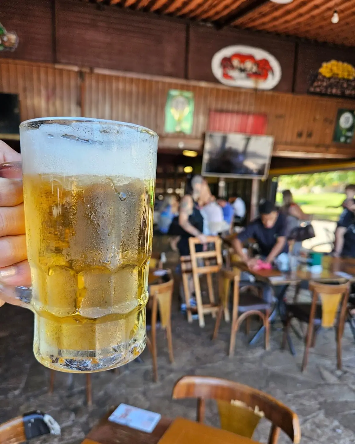 Chopp gelado do Cantinho do Rio